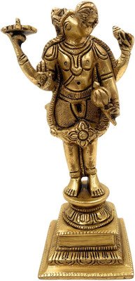Bhunes Brass, Varaha Idol, Varaha Swamy Idol Brass, Varaha Avatar, Lord Vishnu Avator Decorative Showpiece  -  16 cm(Brass, Gold)