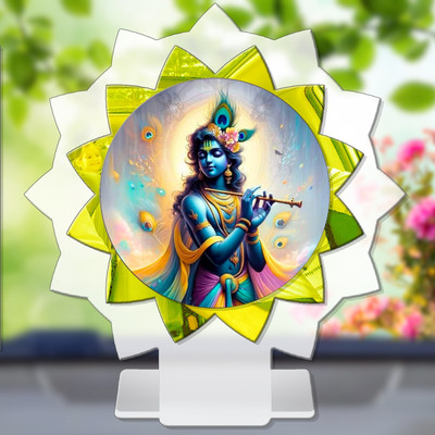 GiftsRange Krishna Govinda Gopal Madhusudana Kanha Car Dashboard Idol Decorative Showpiece  -  11 cm(Plastic, Multicolor)