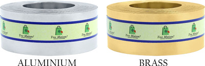 TREEMAISON Vastu Aluminium, Brass Strip Combo (Length-25 Feet, Width-25MM, Thickness-0.2MM) Decorative Showpiece  -  2.54 cm(Brass, Yellow)