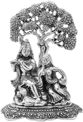 SHRI ASTHA VINAYAK Decorative Showpiece  -  19 cm(Brass, Silver)