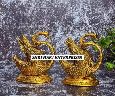 Shri Hari Enterprises Napkin Holder Duck Metal Decorative Showpiece (Pack of 2,Metal) Decorative Showpiece  -  9.5 cm(Metal, Yellow)
