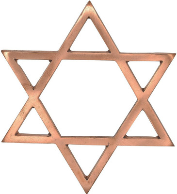 vastu vardan Vastu Copper Star Helix (4Inch Approx) Helix For Vastu Remedy Decorative Showpiece  -  35 cm(Brass, Gold)
