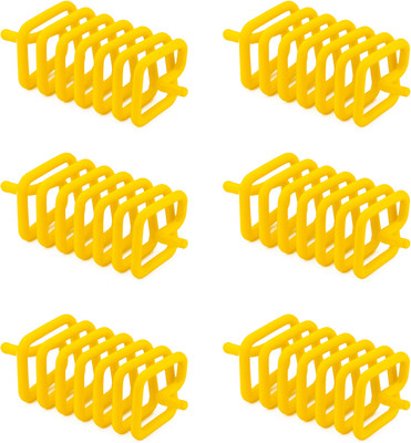 vastu vardan Yellow Square Spring Clockwise For Vastu Remedy { Pack of 6 } Decorative Showpiece  -  1 cm(Metal, Yellow)