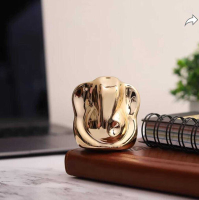 KSB DÉCOR Decorative Showpiece  -  3 cm(Aluminium, Gold)