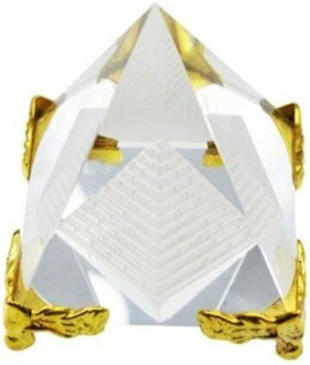 Jewelswonder Decorative Showpiece  -  3 cm(Brass, Crystal, White, Gold)