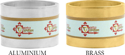 vastu vardan Vastu 4FEET 1INCH ALUMINIUM, BRASS STRIP COMBO | Vastu Metal Strips (Pack of 2) Decorative Showpiece  -  2.54 cm(Aluminium, Grey)