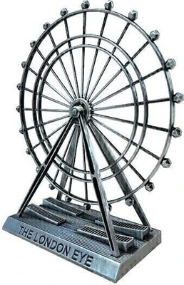 SSCollection London Eye Set Statue Study Office Desk Decor Showpiece Gift Decoration Decorative Showpiece  -  21.59 cm(Metal, Silver)