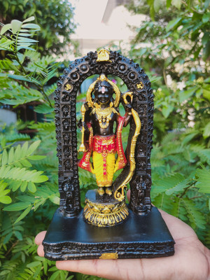 A & S VENTURES Shree Ram Lalla Statue Ayodhya Ram Lalla colored Murti Decorative Showpiece  -  17 cm(Polyresin, Multicolor)
