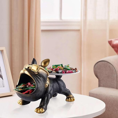 Aadishree Decorative Showpiece  -  15.2 cm(Resin, Black)
