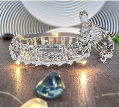 SHRI ASTHA VINAYAK Decorative Showpiece  -  6 cm(Crystal, Clear)