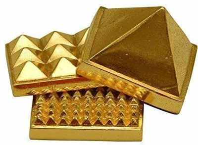 PPJ Pyramid Metal Vastu Decorative Showpiece  -  6 cm(Copper, Copper)