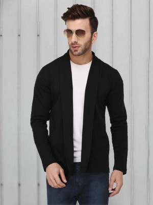 RIGO Solid Casual Men Black Sweater
