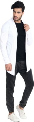 Trendolo Solid Round Neck Casual Men White Sweater