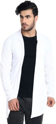 Trendolo Solid Round Neck Casual Men White Sweater