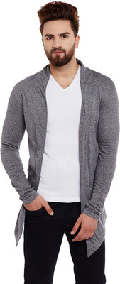 Trendolo Solid Round Neck Casual Men Grey Sweater