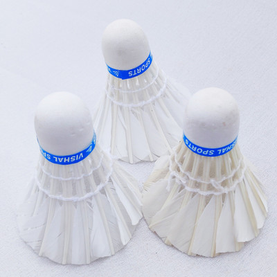 Clarkjan Top 10 New Feather Shuttle  - White(Medium Slow, 76, Pack of 10)