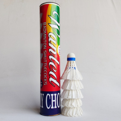 Clarkjan Wanted New Feather Shuttle  - White(Medium Slow, 76, Pack of 10)