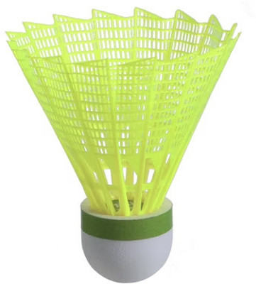 KRISSDIL Plastic Shuttlecock Pack of 6 pcs 2 different color Plastic Shuttle  - Orange, Green(Fast, 79, Pack of 6)