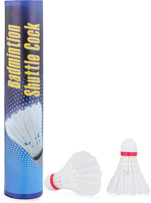 ArrowMax STARTER FEATHER SHUTTLE PACK OF 10 BY ONE SHOT RETAIL Feather Shuttle  - White(Medium, 77, Pack of 10)