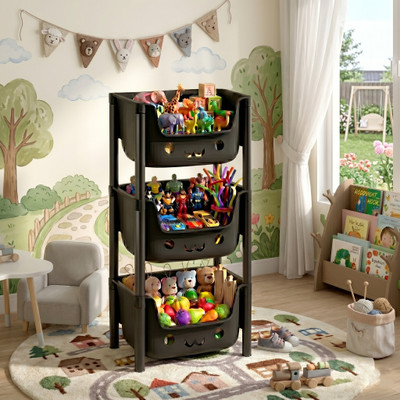 MAXTID Multilayer Cabinet | Plastic Storage Drawer Plastic Side Table Offers & Cashback
