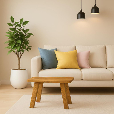sbf furniture Modern Wooden Coffee Table for Living Room & Compact & Stylish Sofa Side Table Engineered Wood Side Table(Finish Color - Yellow1, DIY(Do-It-Yourself))