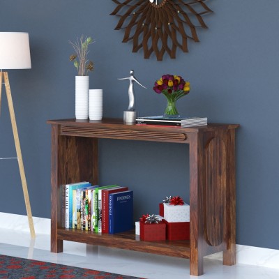 Flipkart Perfect Homes Sheesham ( Rosewood ) Solid Wood Console Table(Finish Color - Provincial Teak, Pre-assembled)