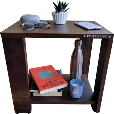 Urbain Home Kiwi Engineered Wood Bedside Table(Finish Color - Walnut, DIY(Do-It-Yourself))