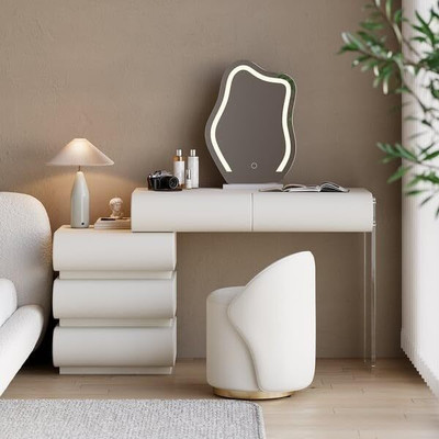 NG Decor Engineered Wood Side Table(Finish Color - White, DIY(Do-It-Yourself))