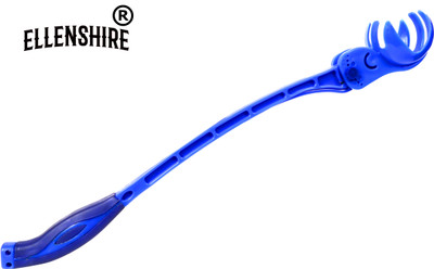 ELLENSHIRE Plastic Sidearm Pro Adjustable Sidearm Ball Thrower(Blue)