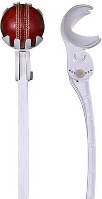 HACKERX Adjustable Ball Thrower for Leather Ball, Tennis Ball and Synthetic Ball Sidearm Ball Thrower(White)