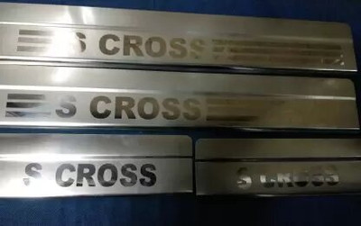 ANiiTEK NL032 SS Door Sill Plate for S-Cross Door Sill Plate