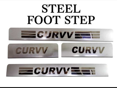 INDMOTIVE CAR Nexon curve Footstep Stainless Steel/Door Guard/SILL Plate/Scuff Plate Door Sill Plate