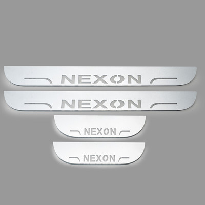 COLOURLINE Car door LED footstep Non Matrix sill plate guards suitable for nexon Door Sill Plate