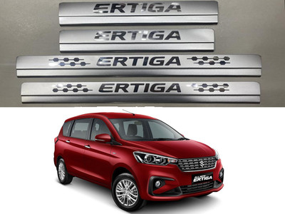 HOTRENZ STAINLESS STEEL DOOR SILL PLATE FOR MARUTI ERTIGA Door Sill Plate
