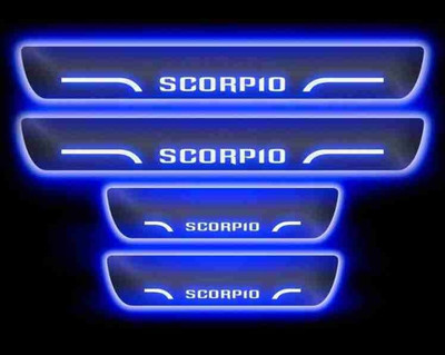 Starleo Car door foot step led (Scorpio) Door Sill Plate