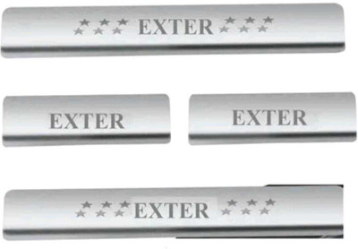 INDMOTIVE DOOR SILL GAURD FOR EXTER
 /FOOTPATI/FOOTSTEP/PROTECTOR (SET OF 4 ) Door Sill Plate