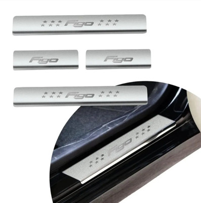 FAM2GUL Sill Plate/Door Foot Step in Stainless Steel. For FIGO (Set of 4 Pcs) Door Sill Plate