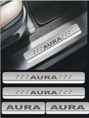 FAM2GUL Sill Plate/Door Foot Step in Stainless Steel. For AURA (Set of 4 Pcs) Door Sill Plate