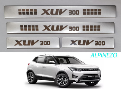 ALPINEZO STAINLESS STEEL DOOR SILL PLATE FOR MAHINDRA XUV 300 Door Sill Plate