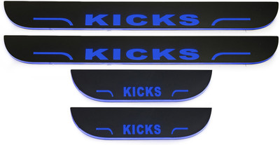 CARMART CCar door LED footstep Matrix moving light scuff sill plate guards for kicks Door Sill Plate