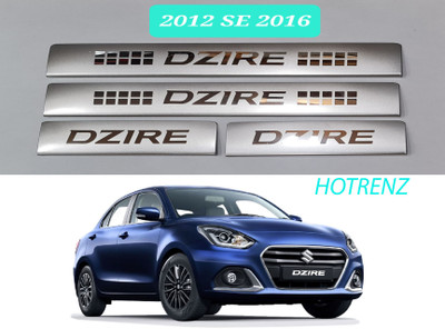HOTRENZ STAINLESS STEEL DOOR SILL PLATE FOR MARUTI DZIRE 2012 SE 2016 Door Sill Plate