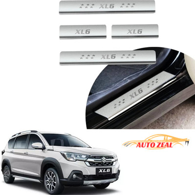 AutoZeal Stainless Steel Door Sill Plates/Foot Steps Scuff Plates for Xl6 All Models Door Sill Plate