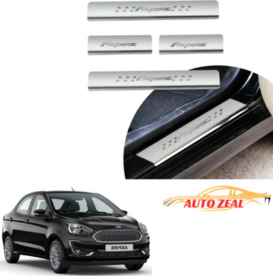 AutoZeal Stainless Steel Door Sill Plates/Foot Steps Scuff Plates for Aspire All Models Door Sill Plate