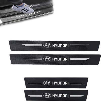 ARKZO Vinyl Car Door Guard(Black, Pack of 1, Hyundai, Creta, Verna, i10, i20, Tucson, SantaFe, Santro)