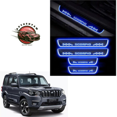 AUTOSHYAM Scorpio car door foot step led sill plate Door Sill Plate Door Sill Plate