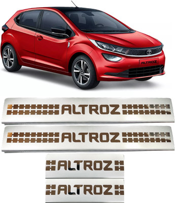 EMPICA Stainless Steel Door Sill Plates/Foot Steps Scuff Plates for Altroz All Models Door Sill Plate