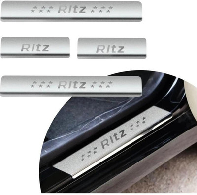 INDMOTIVE RITZ CAR FOOT STEP /SILL PLATE /SCUFF PLATE /FOOT PATTI / RITZ DOOR SILL GUARD Door Sill Plate