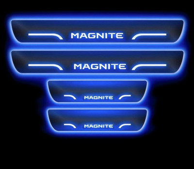 RohanEshop Nissan Magnite Car Door Foot Step Led Sill Scuff Plate Door Sill Plate