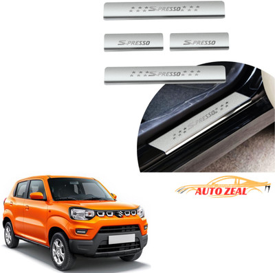AutoZeal Stainless Steel Door Sill Plates/Foot Steps Scuff Plates for S-Presso All Models Door Sill Plate