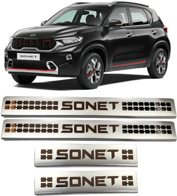 NATIONAL AUTO Sill Plate/Door Foot Step in Stainless Steel. For SONET (Set of 4 Pcs) Door Sill Plate
